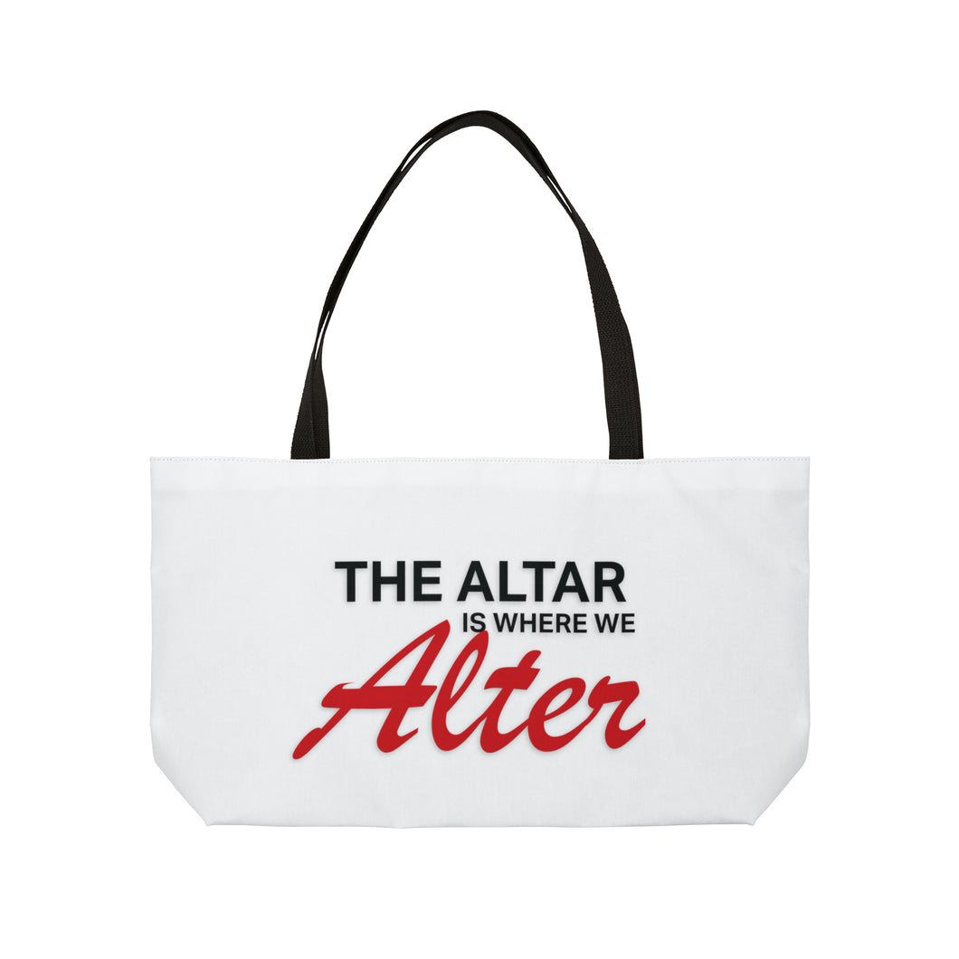 We Alter Large Tote Bag