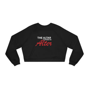 We Alter Women's Cropped Pullover