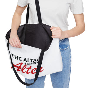 We Alter Large Tote Bag