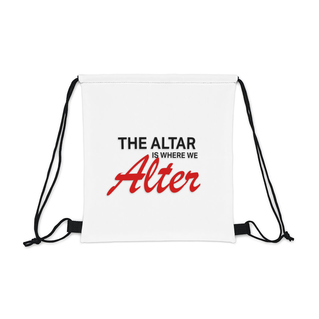 We Alter Drawstring Bag